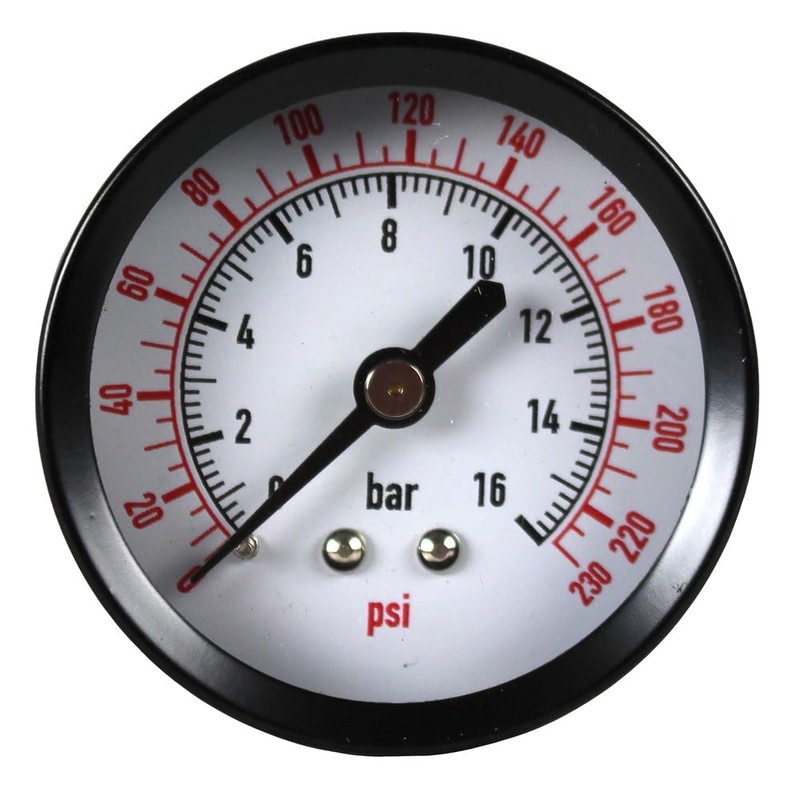 HEAVY DUTY IN-LINE COMPRESSED AIR PRESSURE REGULATOR FOR AIR COMPRESSOR,
