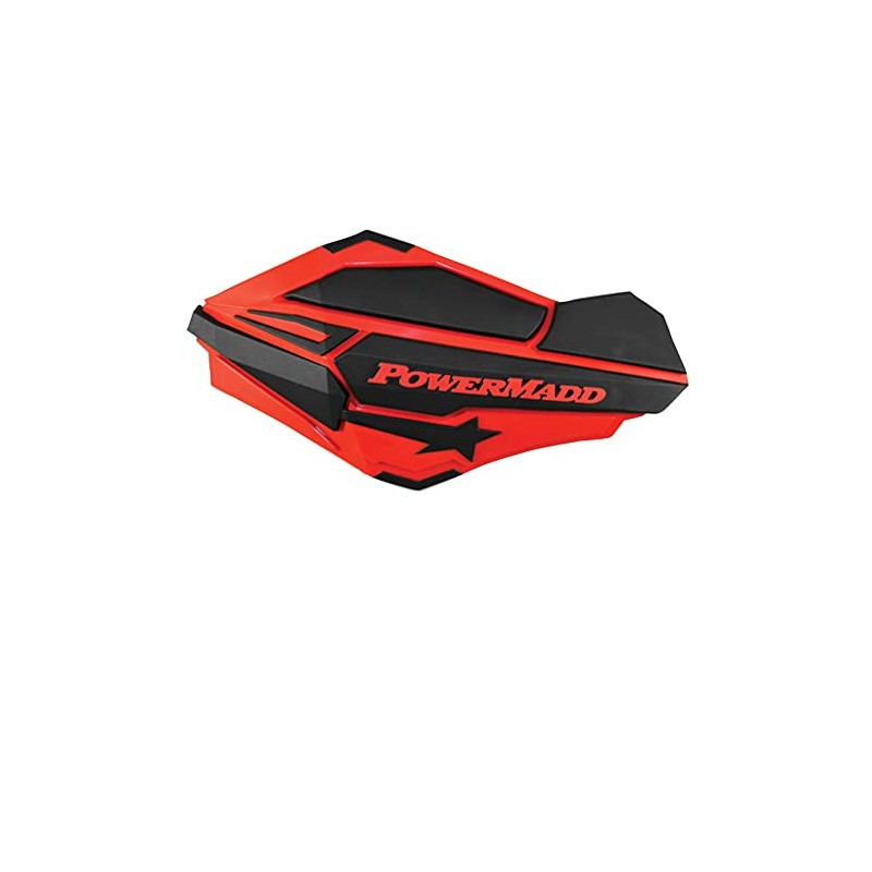 PowerMadd Sentinel Handguards with Tri-Mount Kit Red/Black