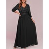 Talisea Black Formal Dresses for Women Plus Size Long Gowns