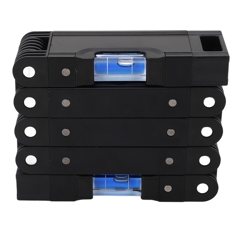 Folding Level Ruler Aluminum Alloy 4 Bubble Multifunction Multi Angle