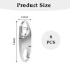 6Pcs Zipper Locks,Zipper Lock Clips,Theft Deterrent Detachable Zipper Clips Suitcase