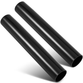 Landical 2 Pcs 3 Inch x 2 ft ABS Drain Pipe Black Plastic Pipe for Drain Waste and Vent