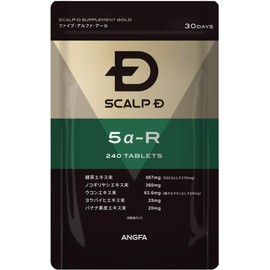 ANFA Scalp D Gold 5α-R (Five Alpha Earl) Saw Palm, 240 Capsules