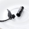 Ashes Pendant, Double Layer Waterproof, Includes Bone Kit, Memorial Pendant,