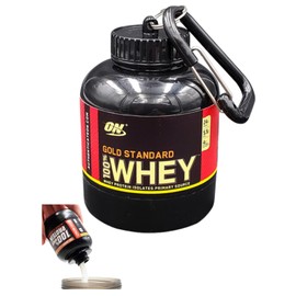 (40Bandit) Protein Small Carrying Case, Divided Container, Container, Carrying Case, 7.8 fl oz (200 ml), Protein Shaker