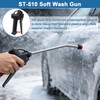 LukeTarp ST-510 Soft-Wash Spray Gun, 18.5 GPM, 365 PSI, Inlet