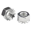 #10-32 Keps Nuts with External Tooth Washer, K-Lock Keps Nuts