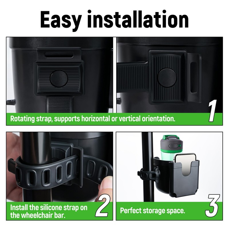 Joxodak - Golf Cart Holder, Golf Cart Accessories Compatible with