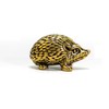 DMtse Brass Mini Adorable Animal Hedgehog Decor Statue Figurines for