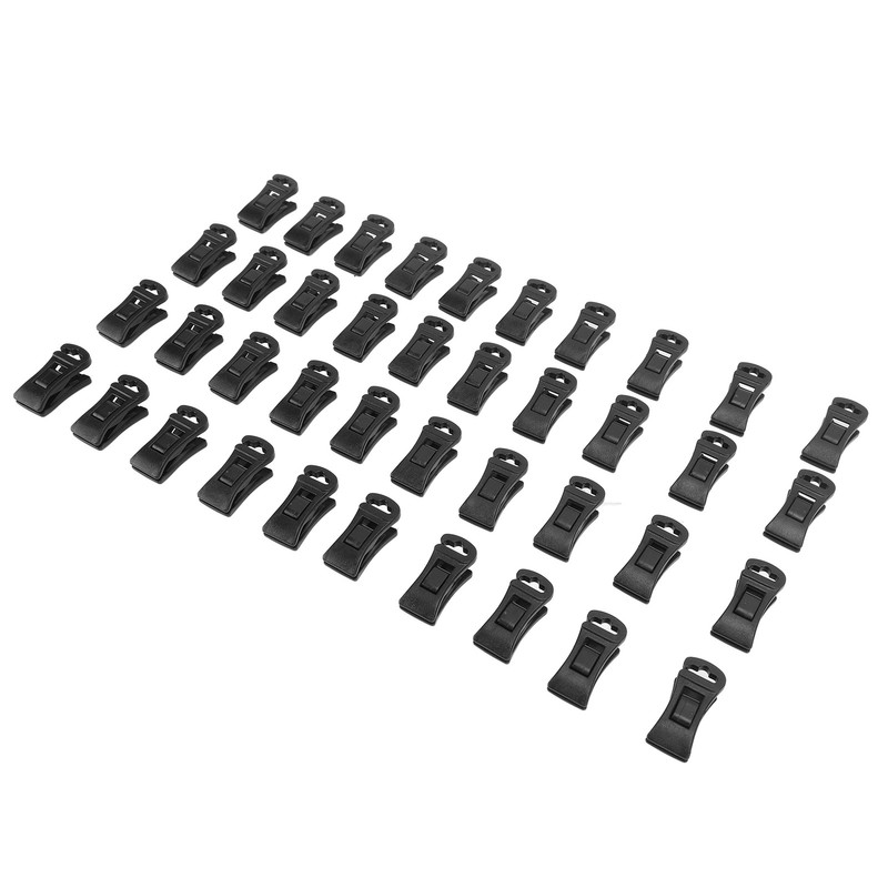 40Pcs Plastic Non Slip Clothespins Sock Laundry Clips with Hanging