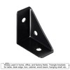 sourcing map 4Pcs Angle Corner Brackets 38mm x 38mm, Cold