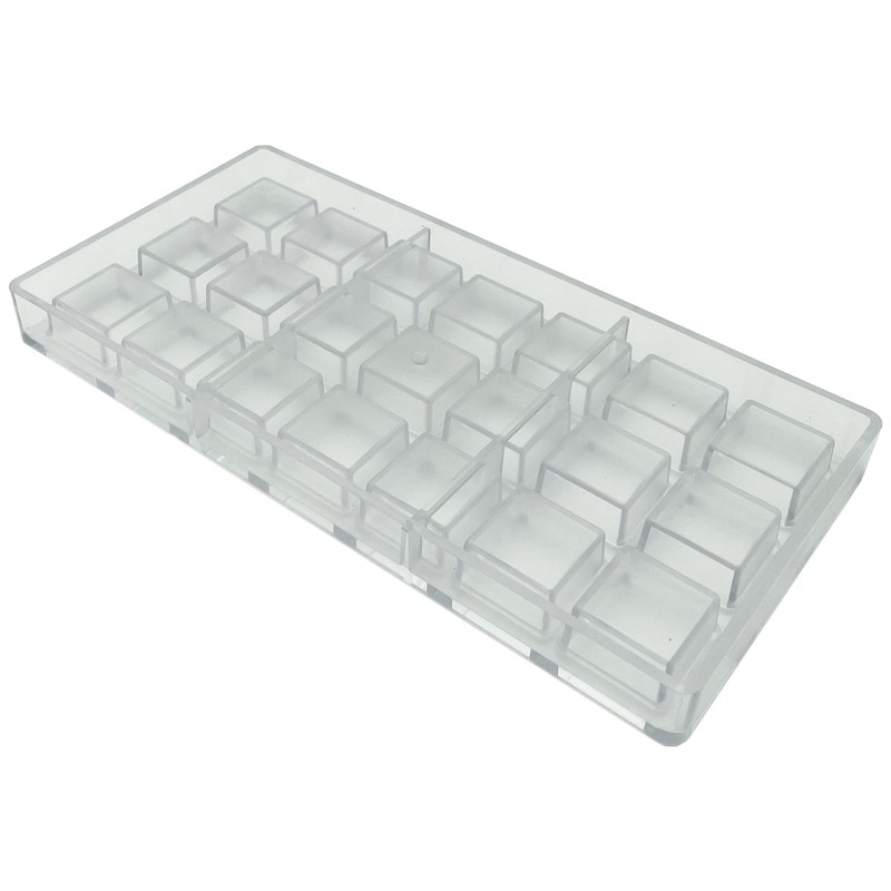Goldbaking Square Chocolate Making Mould Polycarbonate Chocolate DIY Mold 21