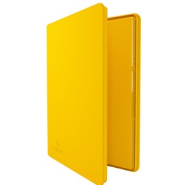 Gamegenic Zip-Up Album 18-Pocket, Organize Standard and Japanese Size Collectible Cards, Premium Card Game Protector, Holds up to 360 Cards, Ideal for Playset Collections, Yellow Color