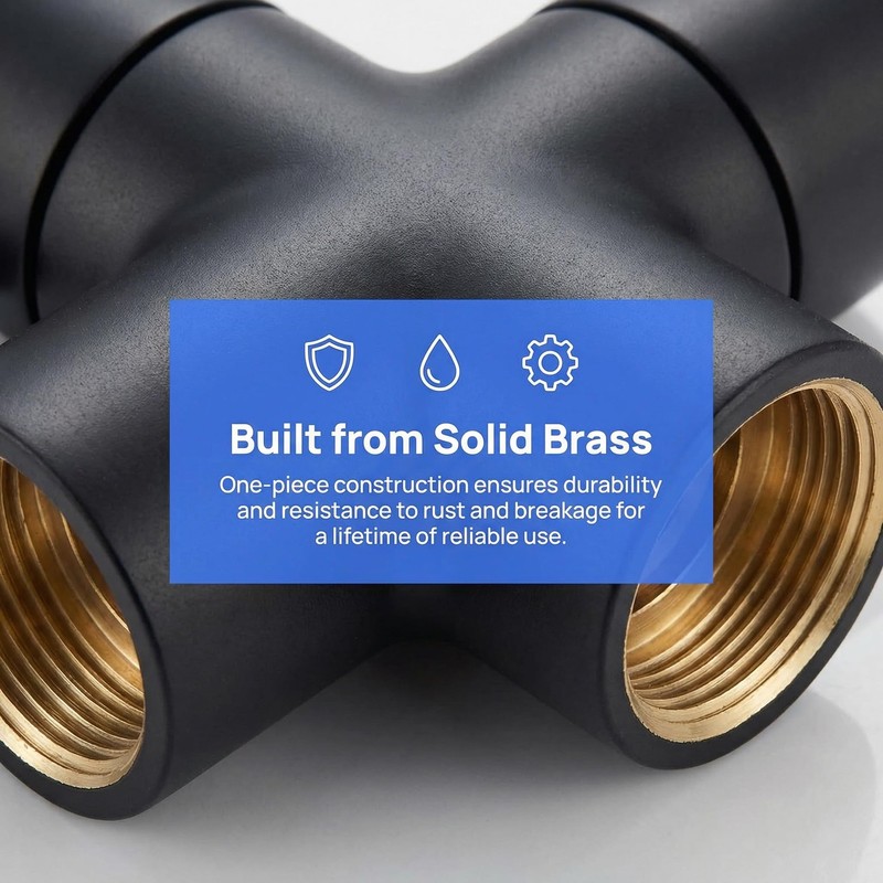 Shower Diverter Valve – G1/2 Solid Brass 3 Way Shower