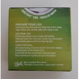 Ball Canning Lids - 1 Box Of 12 Brand New Sealed Regular Mouth