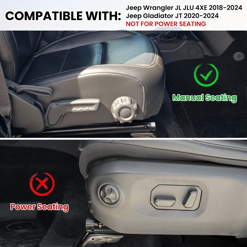 DIAMOOKY Metal Front Door Pocket Storage Box for Jeep Wrangler