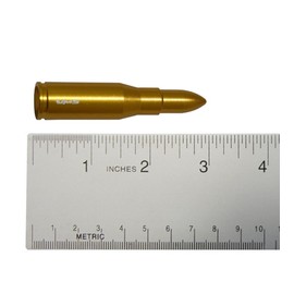 VMS RACING 223 Cal Caliber GOLD BULLET 3" inch ANTENNA Heavy Gauge Billet Aluminum Short Compatible with FORD F150 F250 F350 F450 F550 F650 1997-2019