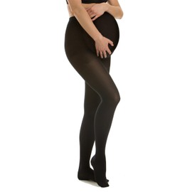 Relaxsan M1190 (Black, Sz.2) Soft microfiber medical compression maternity tights - Class 1 (15-21 mmHg)