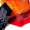 Trifong Bandana, 100% Cotton, Cashew Nut Pattern, Paisley Handkerchief, Unisex,