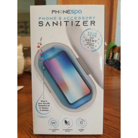 Tzumi PhoneSpa Phone & Accessory UV Sanitizer Kills 99.9% Of Germs NIB NEW Sealed Box