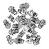 20PCS Beard Beads with Holes Dreadlock Ornaments DIY Vikings Beard