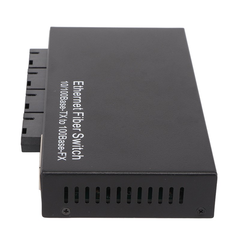 Ethernet Optical Switch 6 Ports 10 100Mbps RX1550 Tx1310nm LED