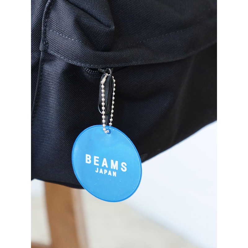 Beams Japan BJ Logo Reflector Small Item, Blue Free, Iron