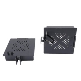 Pssopp RV Bumper Cap Cover, RV Bumper Plug End Cap Hose Plug Protective Covers for Travel Trailers (Black)