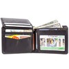 Big Skinny Big Skinny Men's L-Fold Passcase Leather Slim Wallet,