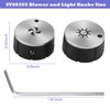 IWIWE 2026 Upgrade SV08355 Hood Knob Replacement Kits,Blower and Light