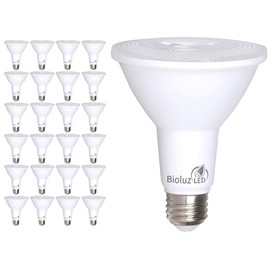 Bioluz LED 24-Pack PAR30 LED Light Bulbs, 10W = 100W Replacement, 5000K Daylight LED Light Bulbs, 90 CRI, Dimmable, LED Flood Light Outdoor, Spot Lights Indoor, UL Listed, Title 20 Compliant
