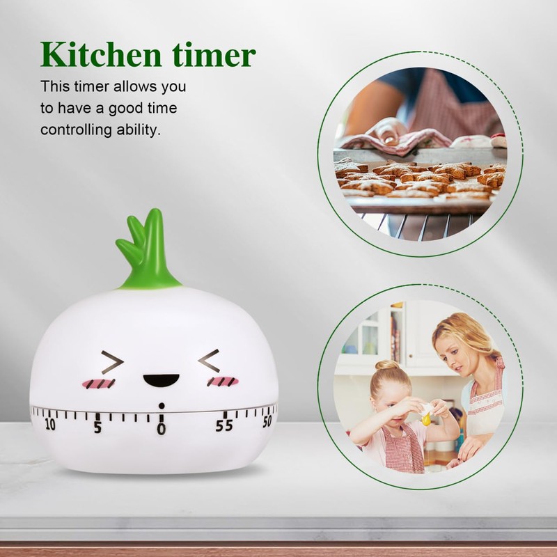 Garneck Novelty Kitchen Timer - 1 PC Fruit-Shaped Countdown Timer