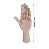 BQLZR 7Inch Flexible Wooden Left Hand Model Artists Manikin for