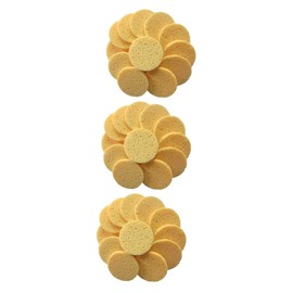 MERRYHAPY 3sets Makeup Remover Pads Soft Round Sponges Beauty Care Gentle Face Cleansing Cotton Makeup Sponge Puff 20pcs*3