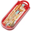 Skater TACC2AG-A Children's Cutlery Set, Lunch, Chopsticks, Spoon, Fork, Made