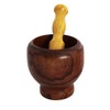 rukauf Root Wood Mortar and Pestle, Elegant Chopper for Spices