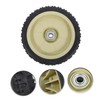 Kisangel Durable Lawn Mower Wheels Mower Wheel Components for More