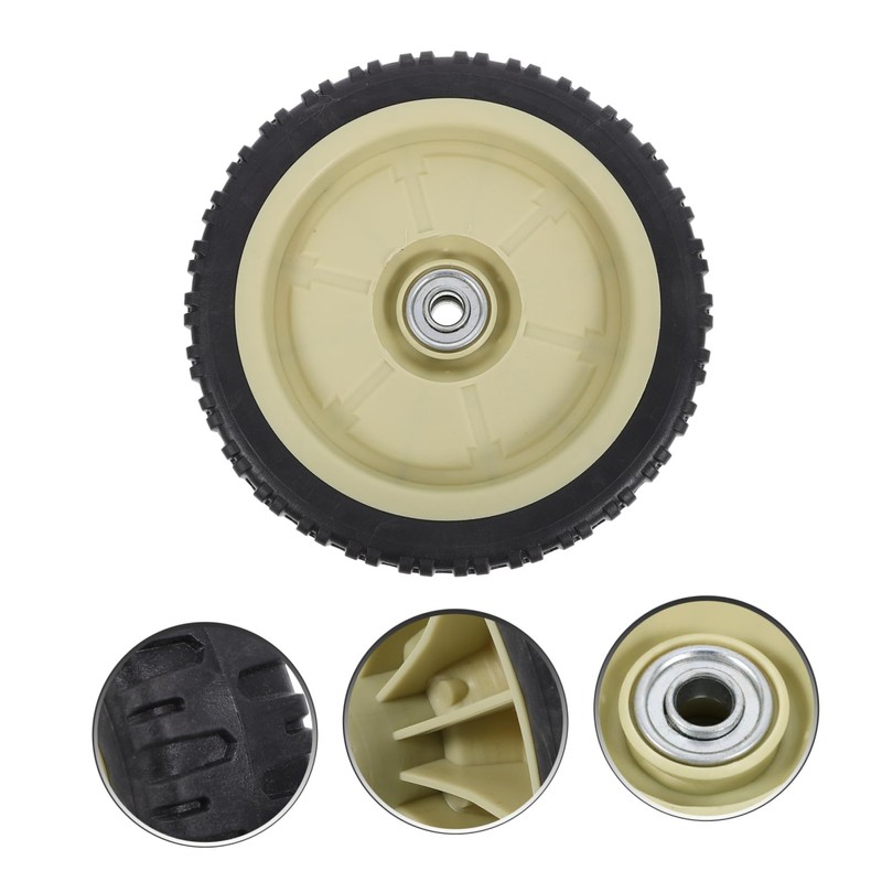 Kisangel Durable Lawn Mower Wheels Mower Wheel Components for More
