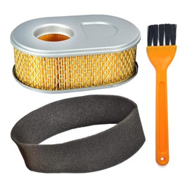 937-05122 737-05122 Air Filter with Pre Filter Fit for Cub Cadet 420cc 452cc Engine RZT-L34 Fit for Troy-Bilt 4P90HUC 4P90HUD 4P90JUE 8P92ZU 17AQNAEU010 490-200-M068 Fit 34