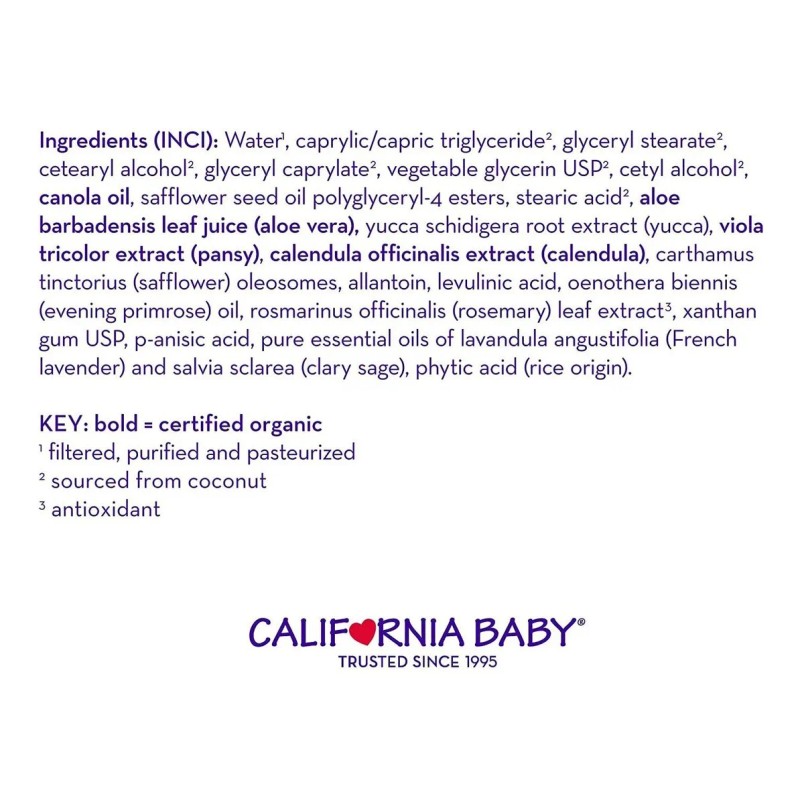 California Bebé Calmante Hidratante Crema (2 Oz.) De Hidrato