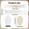 2Stück Duschschwamm Luffa-Pad,Natürliches Luffa Handtuch,Rückenschrubber,Unisex Luffaschwämme, für Dusche und Bad