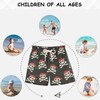 visesunny Summer Boy's Beach Shorts Skull Crossbone Quick Dry Soft