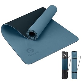 Tapete de yoga antideslizante, ecolgico, con funda de transporte, tapete de yoga profesional para mujeres, tapete de entrenamiento para el hogar,...  