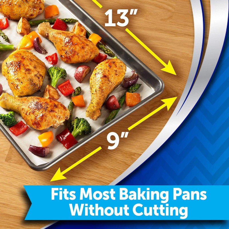 Reynolds Kitchens Pop-Up Parchment Paper Sheets, 10.7x13.6 Inch, 30 Sheets