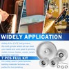 2" x 72" Belt Grinder Wheel Set Complete Wheel Kit