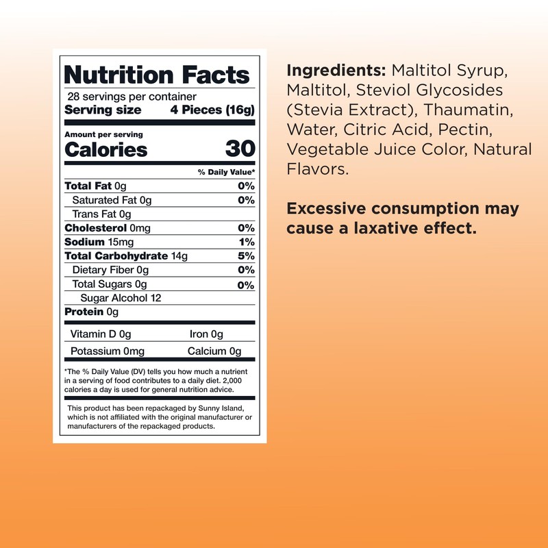 Bonelle Sugar-Free Licorice Jelly Candy, 1-Pound Bag (About 110 Pieces),