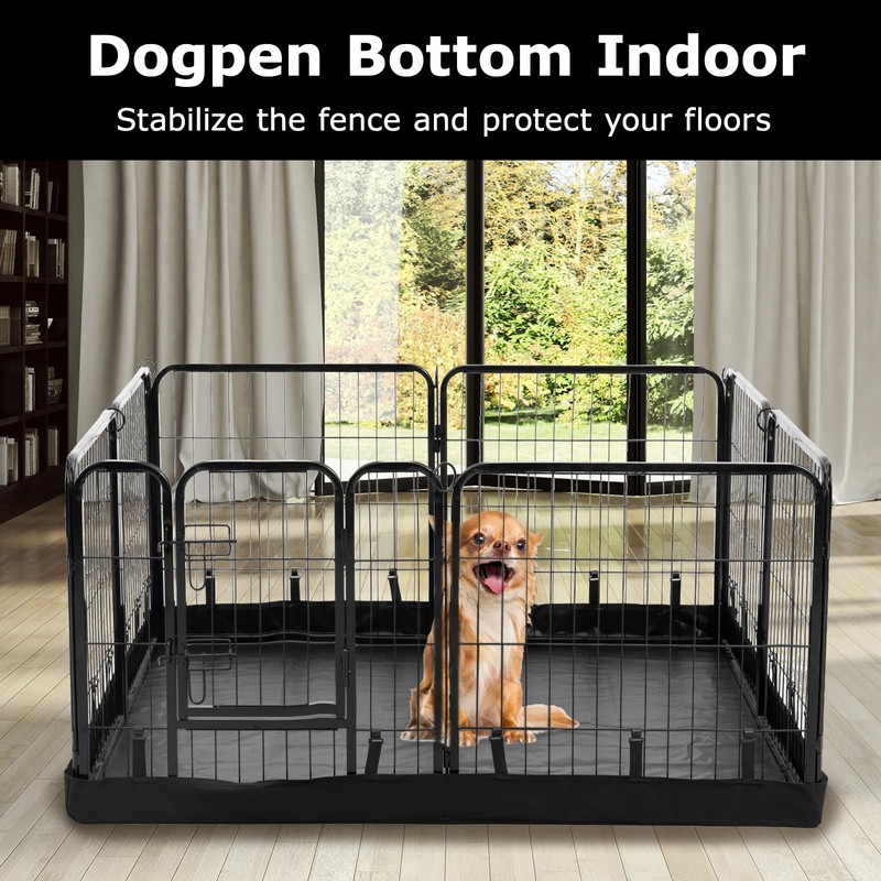 PJYuCien Rectangle Dog Playpen Bottom Pad - Fits 8 Panels