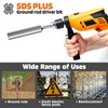 Dolenor Ground Rod Driver for Hammer Drill SDS Plus，Ground Rod