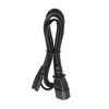 IEC320 C14 to C7 Cord Male to Female Power Adapter