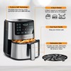 Gourmia 4-Qt Digital Air Fryer with Guided Cooking, Easy Clean,